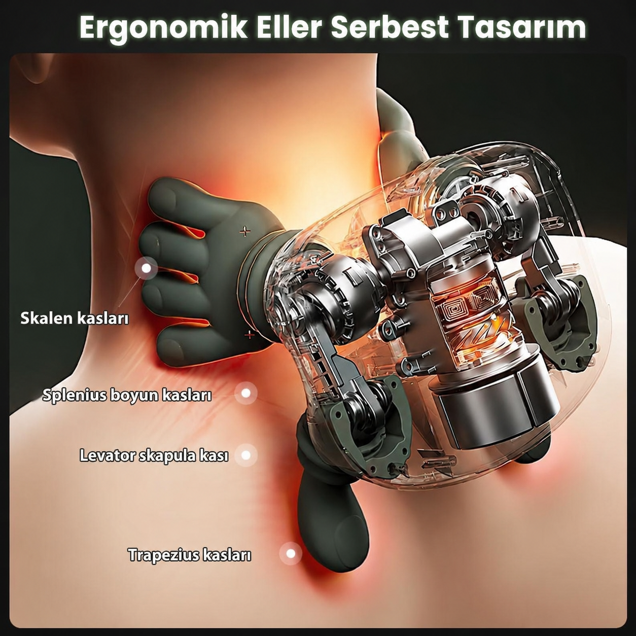 TRANQUA OMUZ VE BOYUN MASAJ ALETİ